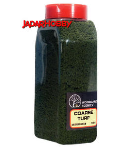 Woodland T1364 Medium Green - Coarse Turf (Shaker) - 2824105369