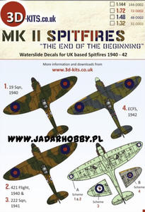 3D-KITS 144-D002 Spitfire Mk.II "The End of The Beginning"(1/144) - 2824099709