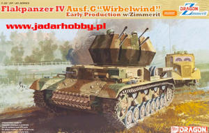 Dragon 6565 Flakpanzer IV Ausf. G "Wirbelwind" Early Production w/Zimmerit (1:35) - 2824105283