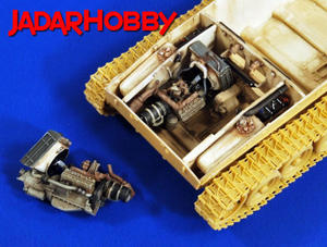 Verlinden 2728 1:35 M24 Chaffee Engine and Compartment (Bronco) - 2824113760