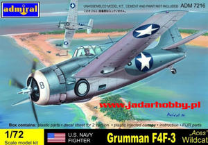 Admiral ADM7216 Grumman F4F-3 Wildcat "Aces" (1/72) - 2824113797