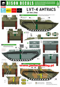 Bison Decals 35186 LVT-4 AMTRACS on Iwo Jima (1:35) - 2824101663