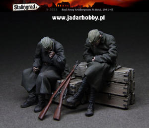 Stalingrad S-3553 Russian Artillerymen At Rest, 1941-45 (1/35) - 2824111784