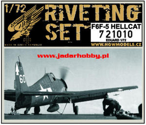 HGW 721010 Nitowanie do F6F-5 Hellcat (1:72) - 2824113869