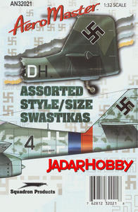 AeroMaster AN32021 Assorted Style/Size Swastikas (1/32) - 2824113985