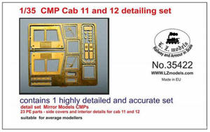 LZ Models 35422 CMP Cab 11 and 12 detailing set (1/35) - 2824112672