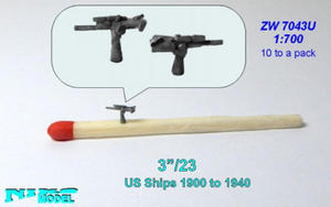 1:700 Niko Model ZW7043 3"/23 US Ships 1900 to 1940 - 2824114010