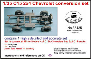 LZ Models 35425 C15 2x4 Chevrolet conversion set (1/35) - 2824114077