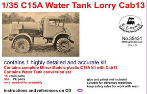 LZ Models 35431 CMP C15A Chevrolet Water Tank Lorry Cab13 (1/35) - 2824114078