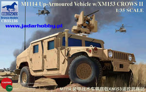 Bronco CB-35136 M1114 Up-Armoured Vehicle w/XM153 CROWS II (1/35) - 2824114184