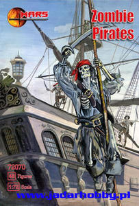 Mars 72070 Zombie Pirates (1:72) - 2824114191