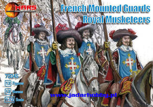 Mars 72045 French Mounted Guards Royal Musketeers (1:72) - 2824114195