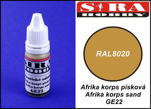 Sira Hobby GE22 Afrika Korps Sand RAL8020 (Farba akrylowa 12ml) - 2824111688
