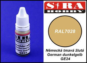 Sira Hobby GE24 German Dunkelgelb RAL7028 (Farba akrylowa 12ml) - 2824111846