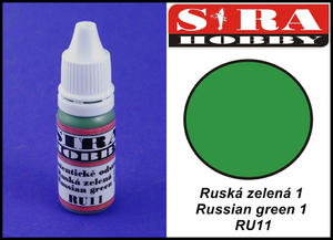 Sira Hobby RU11 Russian Green 1 (Farba akrylowa 12ml) - 2824110731