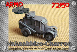 Armo 72150 Nakashidze-Charron, the first Russian armored car (1/72) - 2824102758