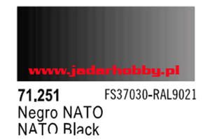 71251 Vallejo Model Air NATO Black (farba akryl 17ml) - 2824105183