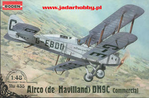 Roden 435 Airco (de Havilland) DH9C Commercial (1:48) - 2824109382