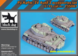 Black Dog T35087 Pz.Kpfw.IV Ausf J Accessories Set (1/35) - 2824114243