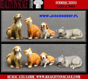 Reality in Scale 35224 Cats & Dogs (1:35) - 2824114261