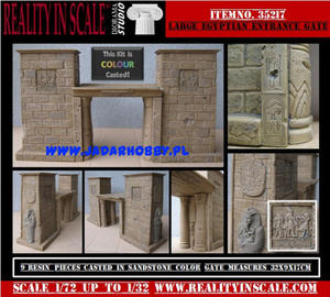 Reality in Scale 35217 Large Egyptian Entance Gate (1:35) - 2824114264