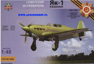 Modelsvit 4803 Yak-1 early (1/48) - 2824114294