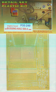 Part P35249 Bussing-NAG 500 A Engine Hood (1/35)