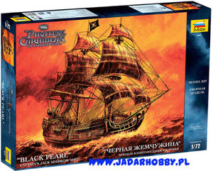 1:72 Zvezda 9037 "BLACK PEARL" Captan's Jack Sparrow ship - 2824114345