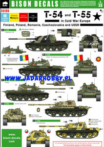 Bison Decals 35196 T-54 and T-55 (1:35) - 2824114357