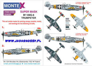 Montex K24058 Bf 109G-6 (Trumpeter) (1/24) - 2824114413
