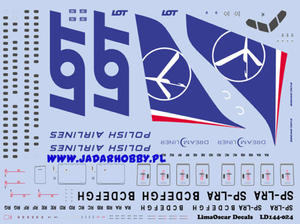 LimaOscar Decals LD144-024 Boeing 777-8 DREAMLINER PLL LOT (1/144) - 2824114418
