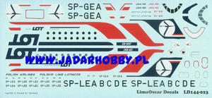 LimaOscar Decals LD144-023 Yakovlev Yak-40 PLL LOT/IL (1/144) - 2824114419