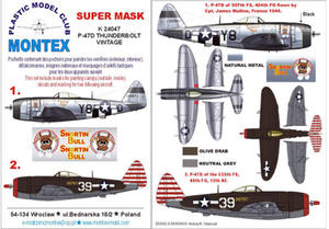 Montex K24047 1:24 P-47D Thunderbolt (Vintage) - 2824114426