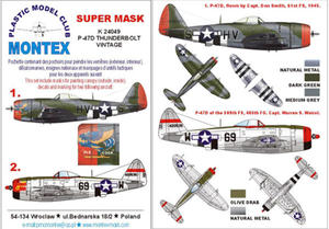 Montex K24049 1:24 P-47D Thunderbolt (Vintage) - 2824114430