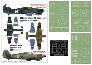 Montex K24043 1:24 Hurricane Mk.IIC (Trumpeter) - 2824114432