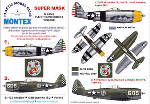 Montex K24048 1:24 P-47D Thunderbolt (Vintage) - 2824114435