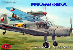 AZ model AZCZ41 Zlin Z-381/C-106/Sk-25 (1/72) - 2824114437