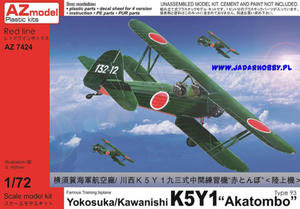 AZ model AZ 7424 Yokosuka/Kawanishi K5Y1 "Akatombo" (1/72) - 2824114439