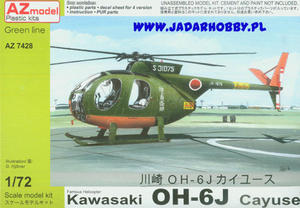 AZ model AZ 7428 Kawasaki OH-6J Cayuse (1/72) - 2824114458