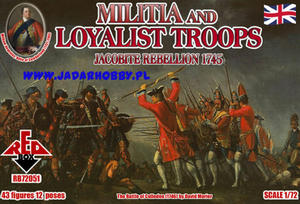 Red Box RB72051 Militia and Loyalist Troops (1/72) - 2824114466