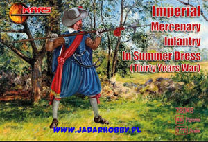 Mars 72048 Imperial Marcenary Infantry in summer dress (Thirty Years War) (1:72) - 2824114467