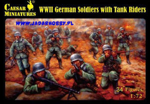 Caesar History 077 WWII German Soldiers with Tank Riders (1/72) - 2824114470