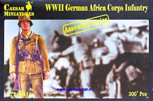 Caesar Miniatures 7713 WWII German Africa Corps Infantry (1/72) - 2824114477