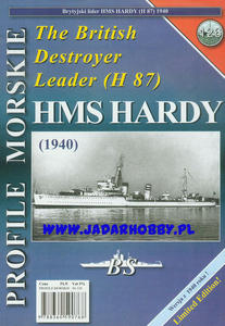 BS PM126 The British Destroyer Leader (H87) HMS HARDY (1940) (ksika) - 2824114519