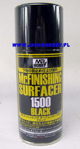 Mr.Hobby B526 Mr. Finishing Surfacer 1500 BLACK (170 ml) - 2824114572