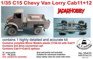 LZ Models 35433 CMP C15 Chevrolet Van Lorry Cab11+12 (1/35) - 2824114577