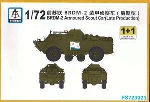 S-Model PS720023 BRDM-2 Armoured Scout Car (Late Production) (1:72) - 2824114526