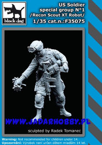Black Dog F35075 US Soldier special group Nr 1 (1/35)