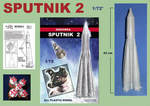 Mach 2 LO 014 Sputnik 2 Laika (1/72) - 2824114670