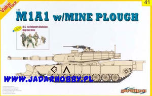 Dragon 9141 M1A1 w/Mine Plough (1:35) Cyber-Hobby - 2824105758